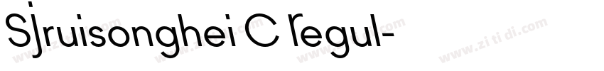 SJruisonghei C Regul字体转换